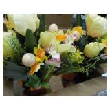 2 Artificial Flowers in Pots...