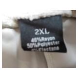 2 pc New Beige Outfit size 2XL...
