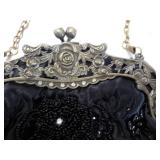 New Vintage Looking Black Purse 9 x...
