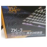 ZK-3 Metal Panel 104 Key True Mecha...