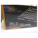 ZK-3 Metal Panel 104 Key True Mecha...