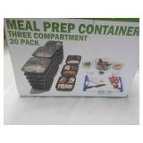 Meal Prep Containers 3 Compartment ...