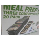 Meal Prep Containers 3 Compartment ...