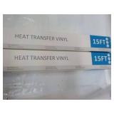2 Rolls Heat Transfer Vinyl 15 ft R...