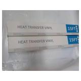 2 Rolls Heat Transfer Vinyl 15 ft R...
