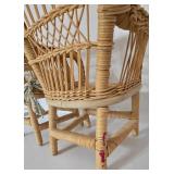 American Girl Doll Samantha Wicker Table & Chairs Set / American Girl Doll Samantha Birthday Wicker Table & Chairs Set