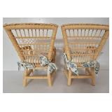 American Girl Doll Samantha Wicker Table & Chairs Set / American Girl Doll Samantha Birthday Wicker Table & Chairs Set
