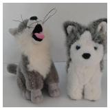 American Girl Doll Wood Dog Sled Plus and American Girl Doll Husky Figurine