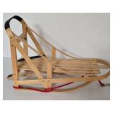 American Girl Doll Wood Dog Sled Plus and American Girl Doll Husky Figurine