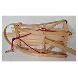 American Girl Doll Wood Dog Sled Plus and American Girl Doll Husky Figurine