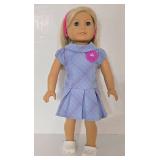 My American Girl Doll with "Sweet School Dress" Outfit