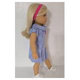My American Girl Doll with "Sweet School Dress" Outfit