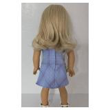 My American Girl Doll with "Sweet School Dress" Outfit