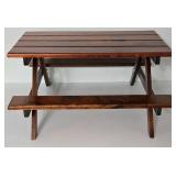 Wooden Doll Picnic Table