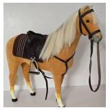 American Girl Doll Palomino Horse with Blanket & Saddle
