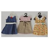 Doll Dress Selection, Including Authentic American Girl Styles