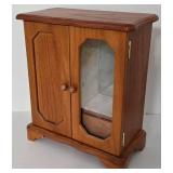 Wooden Jewelry Box/Doll Armoire Plus Doll Dress Form