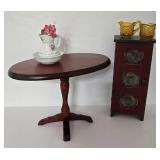 American Girl Doll Felicity Tilt Top Tea Table, American Girl Doll Samantha