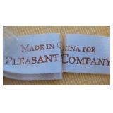 Two American Girl Doll Molly Rain Slickers with Hats / Pair of American Girl Doll Molly Rain Coats