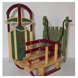 Three Doll Sleds
