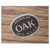 Pair of Oak Display Racks