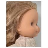 Green Metal Doll Bed + My Friend, Mandy Doll