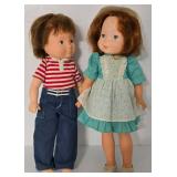 Pair of Fischer Price My Friend Dolls
