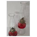 Pair of Vintage Oil Lamps