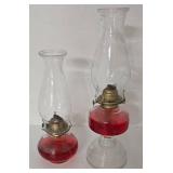Pair of Vintage Oil Lamps