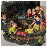 Rare Snow White & The Seven Dwarfs Water Fountain
