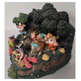 Rare Snow White & The Seven Dwarfs Water Fountain