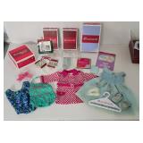New in Box American Girl Doll Outfits including American Girl Doll Rainy Day Jacket, Angel in Training Ballerina and More