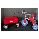 American Girl Bitty Baby Trike and Wagon