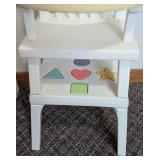 American Girl Bitty Baby Highchair and Changing Table