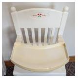 American Girl Bitty Baby Highchair and Changing Table