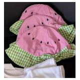 American Girl Bitty Baby Doll Clothing and Wicker Storage Box