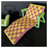 American Girl Bitty Baby Seesaw and Lounge Chair