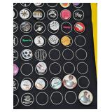 Pair of American Girl Doll Grin Pin Banners and Many Grin Pins