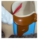 American Girl Bitty Baby Doll Stroller and Rocking Horse