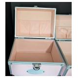 Pair of American Girl Bitty Baby Storage Boxes and Doll Toys
