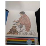 American Girl Kaya Books, Cards and Drawing Kit