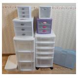 Assorted Plastic Storage Containers