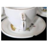 Miniature Mickey Mouse and Belle Disney Tea Sets