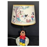 Vintage Disney Mickey Mouse Table Lamp