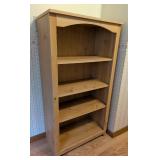 Blonde Wood Bookcase