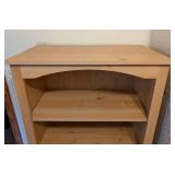 Blonde Wood Bookcase