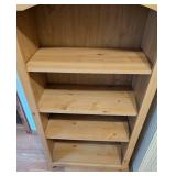Blonde Wood Bookcase