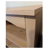 Blonde Wood Bookcase