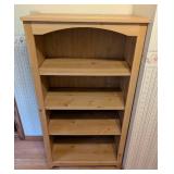 Blonde Wood Bookcase