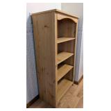 Blonde Wood Bookcase